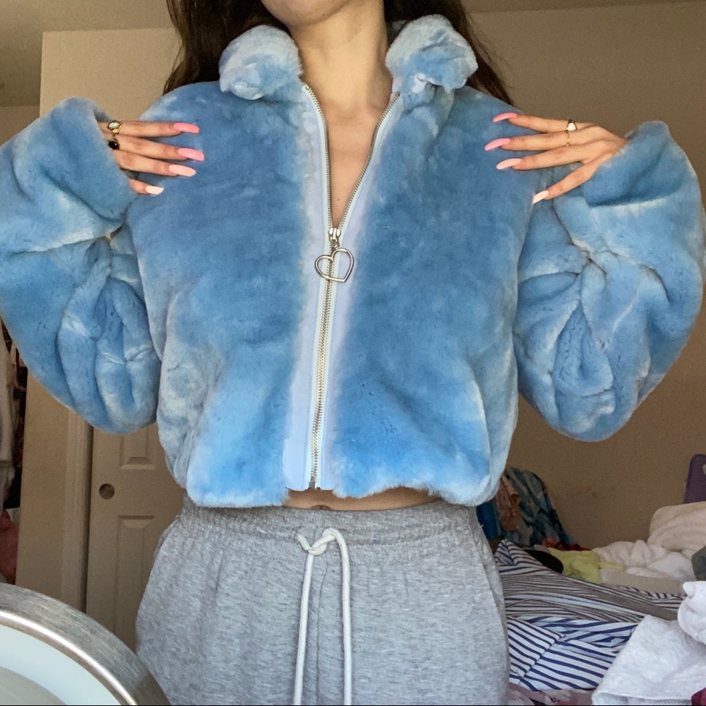 UNIF faux fur coat